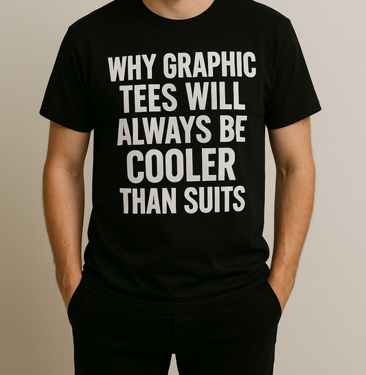 “Why Graphic Tees Will Always Be Cooler Than Suits”