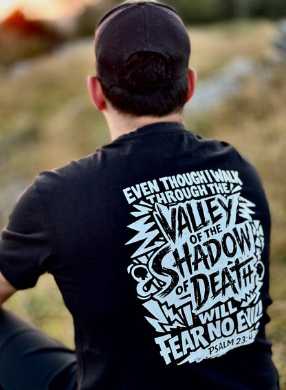 Walk Through the Valley Black Tee