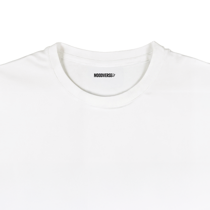 Valley White Crewneck T-shirt | Moodverse