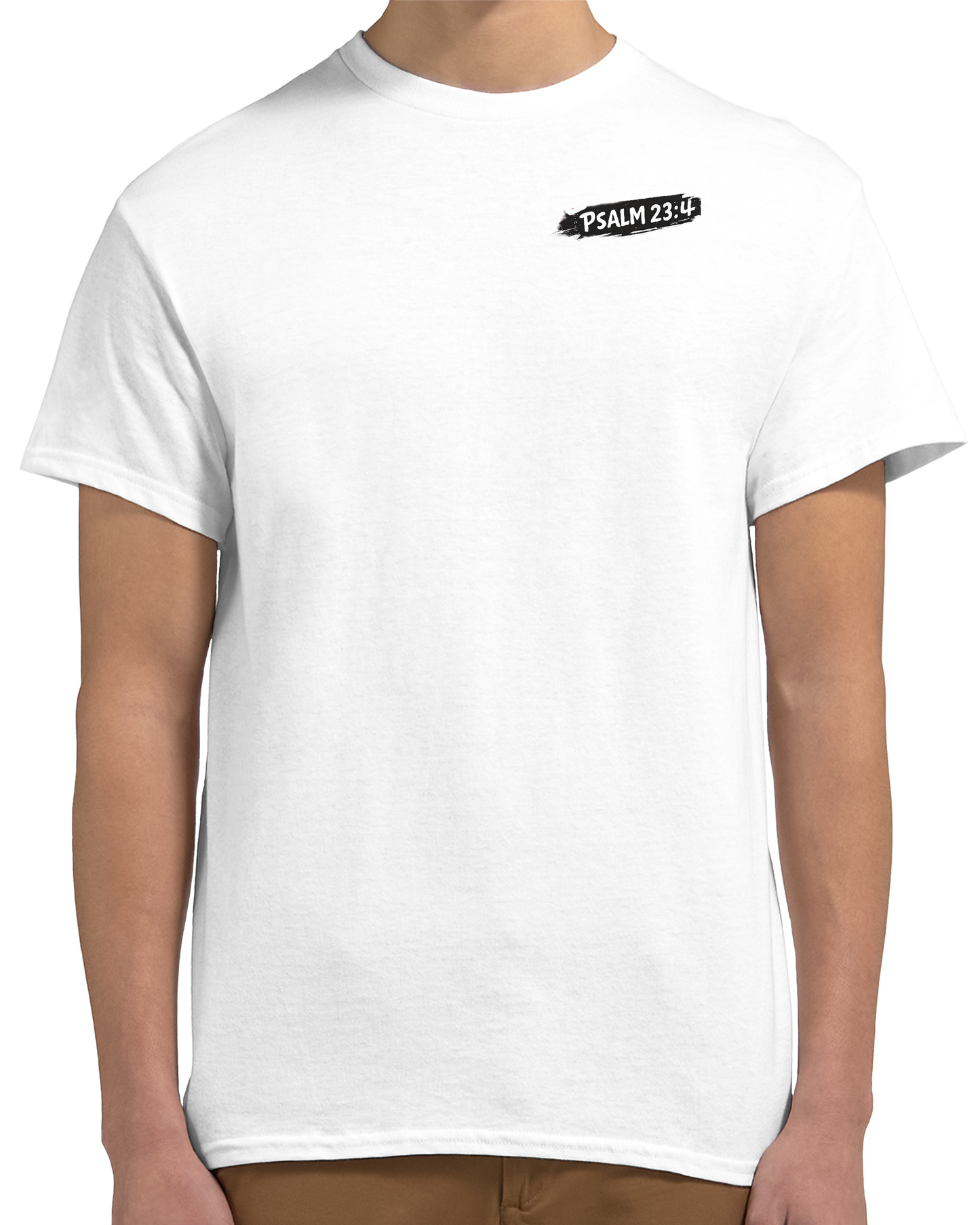 Valley White Crewneck T-shirt | Moodverse