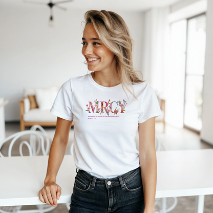 MRCY Floral Crewneck T-shirt | Moodverse