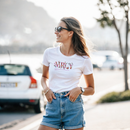 MRCY Floral Crewneck T-shirt | Moodverse